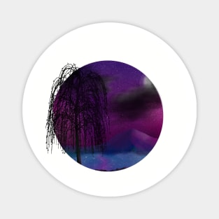 Weeping willow painting Magnet